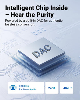 Seulliya USB-C adapter with gold-plated connectors for stable audio and durable connections.