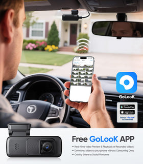 Seventour 3-axis G-Sensor with loop recording preserves crucial footage.