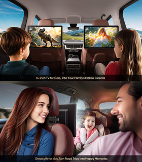 Seventour headrest supports AirPlay and Miracast for wireless casting.