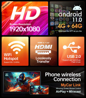 Seventour Android car TV interface enabling easy app access on the road.
