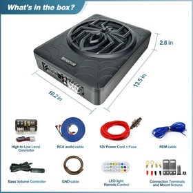 Seventour ST-1000C built-in amplifier simplifies installation and reduces clutter