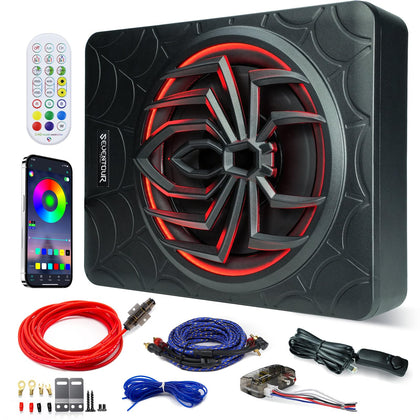 Seventour ST-1000C under-seat subwoofer delivering compact, powerful bass