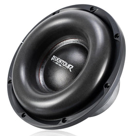 Seventour 10-inch dual 4-ohm subwoofer front view showing powerful bass potential.