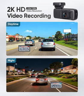 Seventour dash cam with WiFi app control for easy video access and sharing.