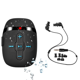 SEWOBYE player front view showing controls and clip, easy tactile operation