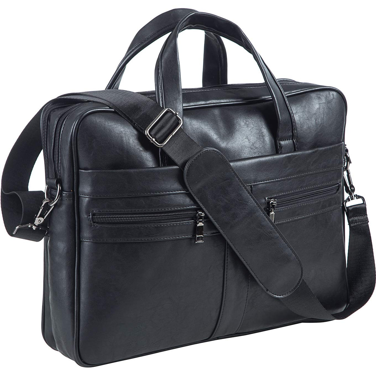 seyfocnia front view showing sleek black finish and professional style benefit organization