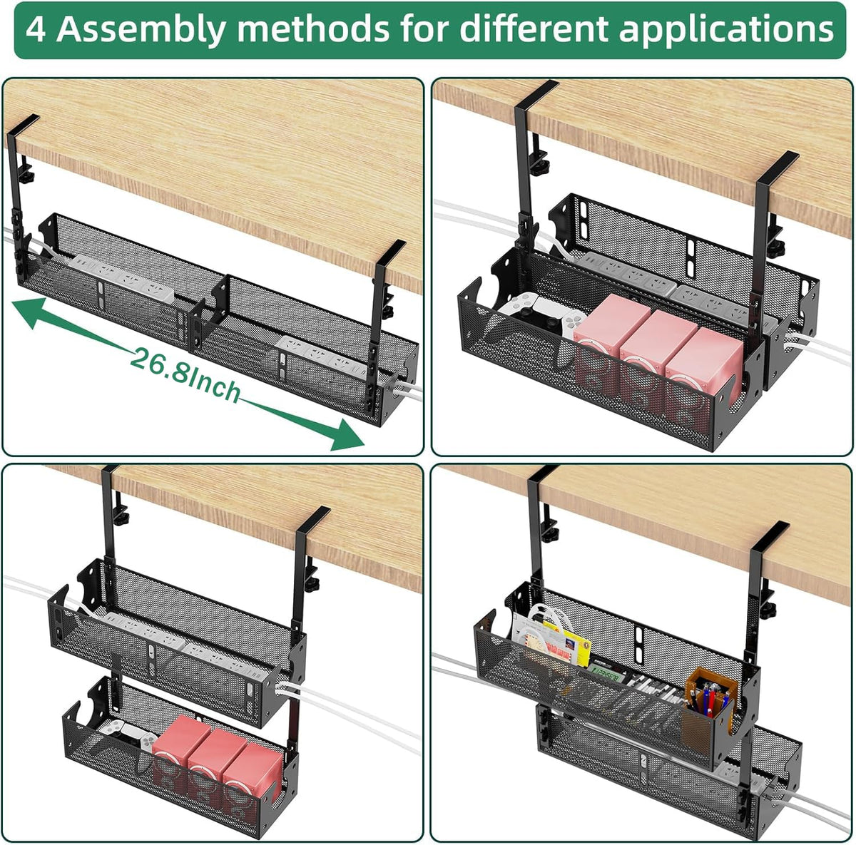 SEYHAKI screw-free installation tray keeps mounting simple and adjustable