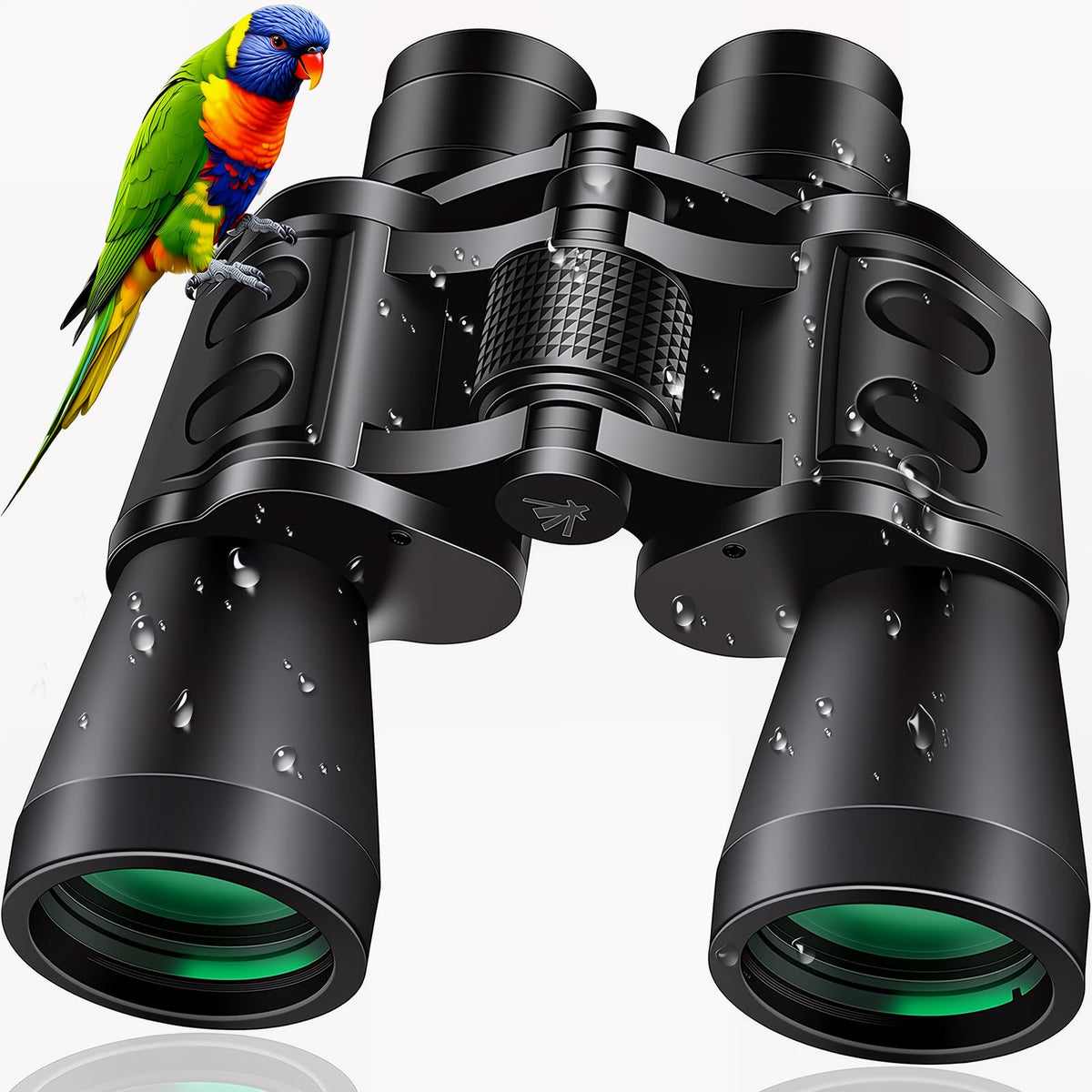Sfeoot 20x50 binoculars in use for distant wildlife viewing with clear detail