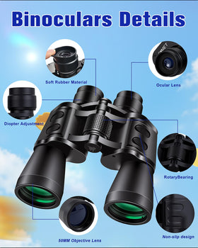 Sfeoot binoculars Bak-4 prisms deliver bright, sharp images for all viewing
