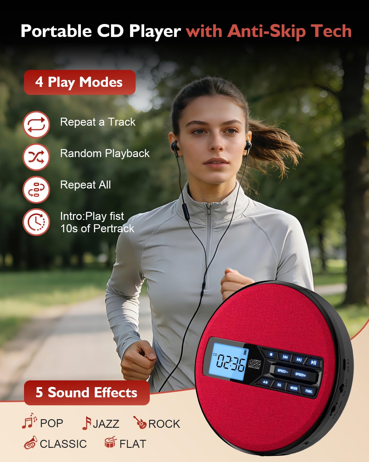 SFOOEOJ AUX and USB ports close-up for flexible connectivity benefit