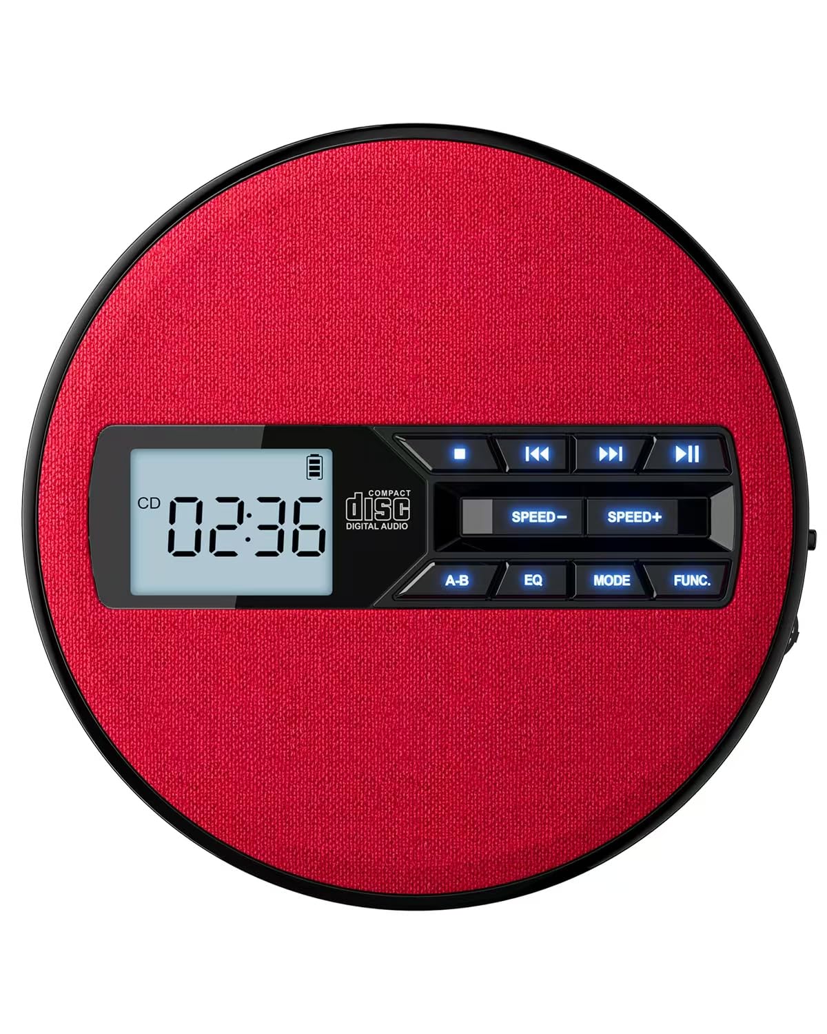 SFOOEOJ front view showing controls and speakers, clear operation benefit
