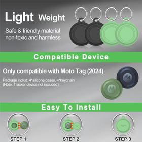 SGHLDE Moto Tag use on backpacks, luggage, and pet gear for quick locate.