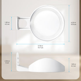 Shang Chiang bracket design allows ventilation, keeping router exhaust clear.