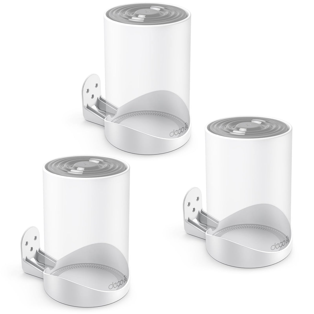 Shang Chiang wall mount for TP-Link Deco XE75 Pro, front view, low-profile integration and space saving.