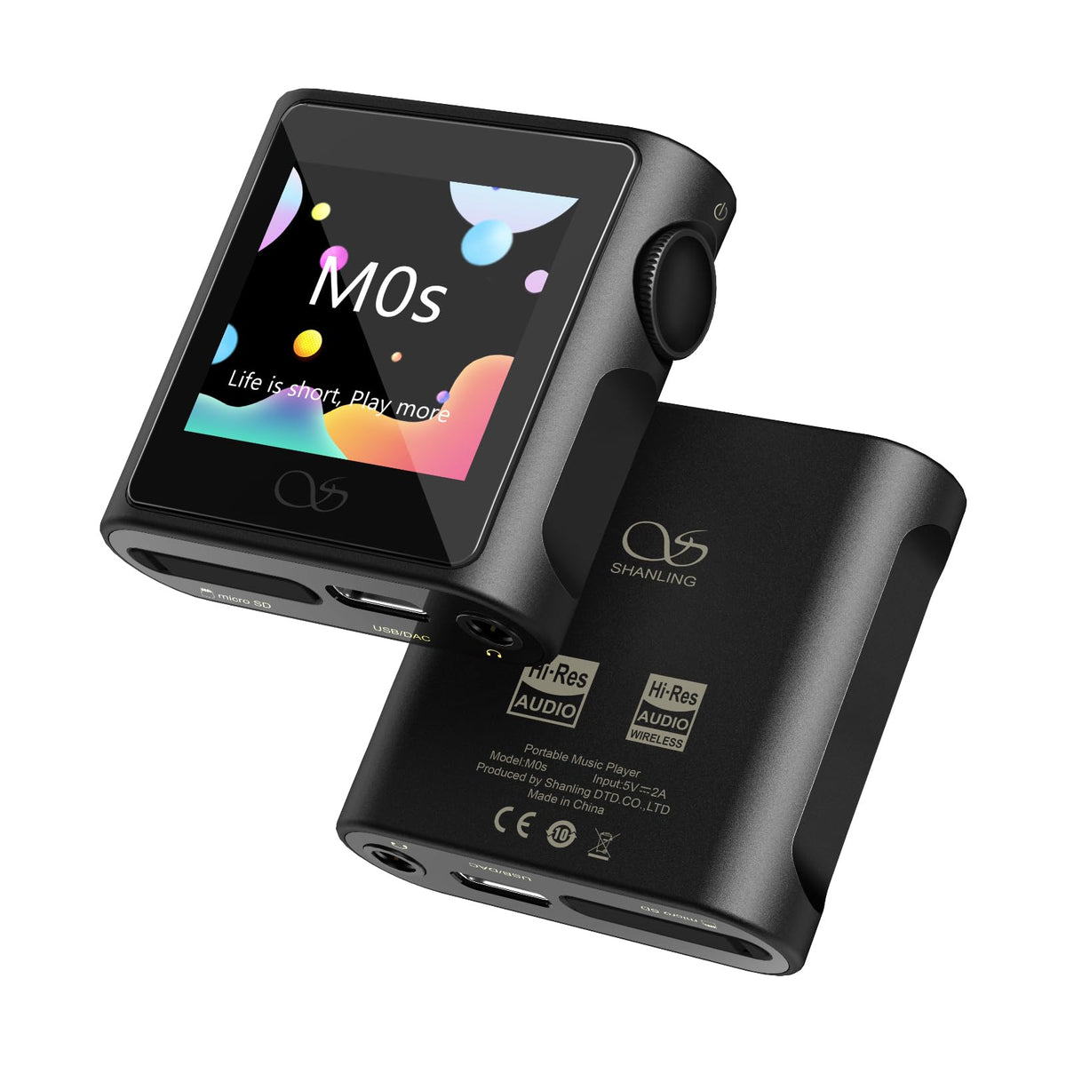 SHANLING M0s compact design for pocket portability and on the go listening