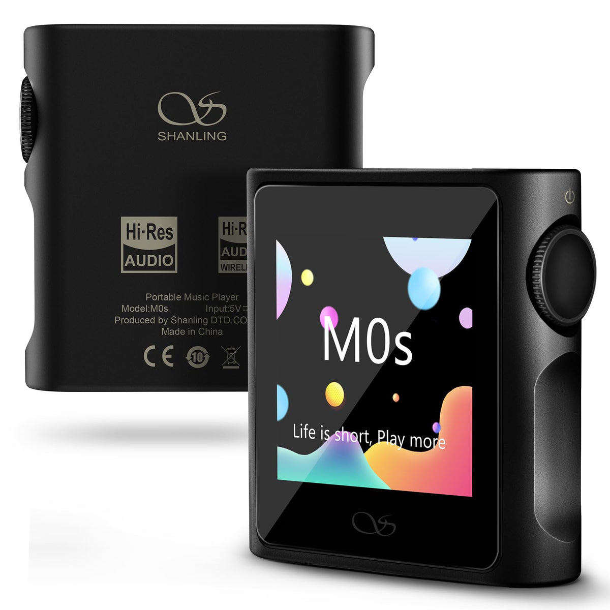 SHANLING M0s HD MP3 player for travel listening.