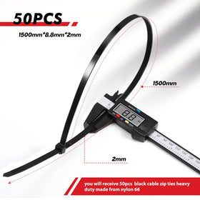 Shappy zip tie locking head close-up showing secure self-locking benefit