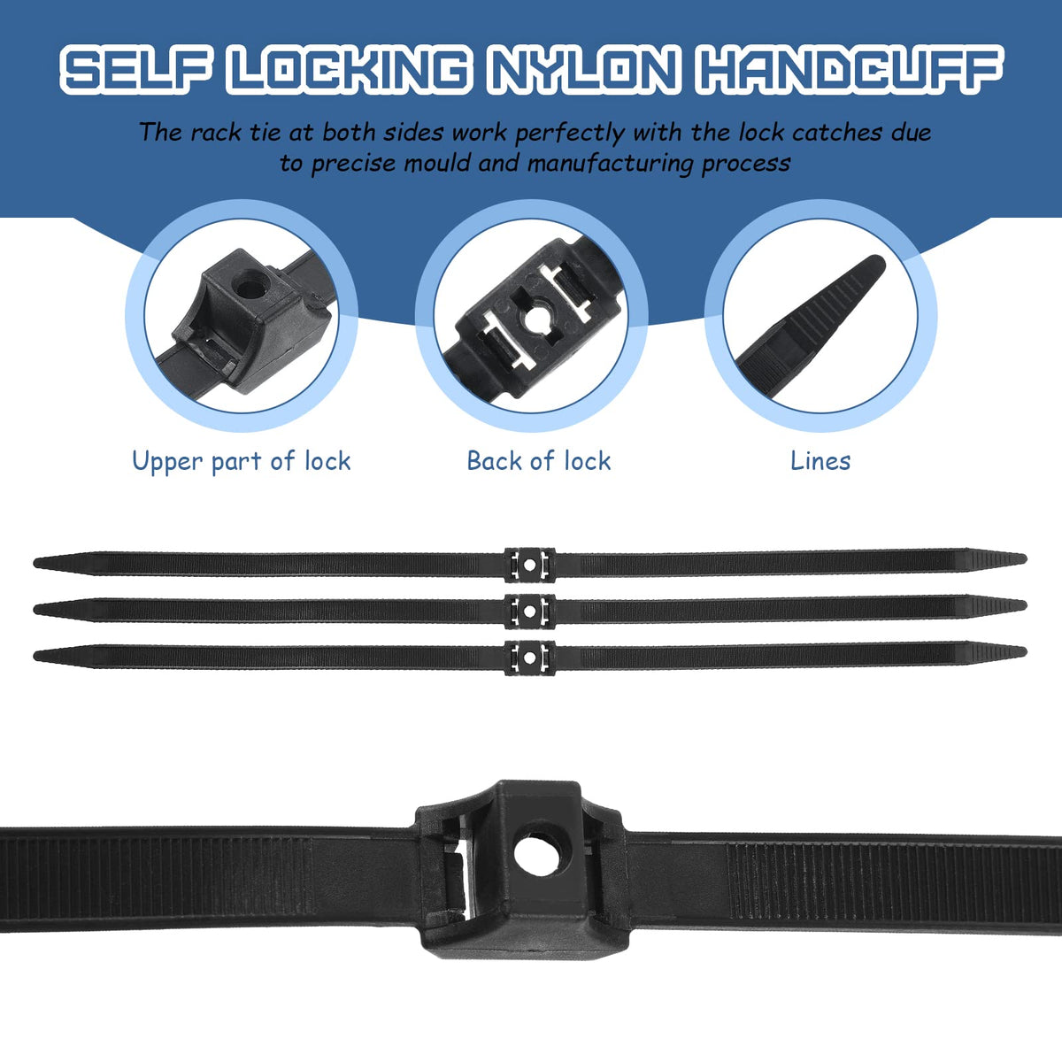 shappy ties bundling cables behind a desk to organize wires quickly and neatly
