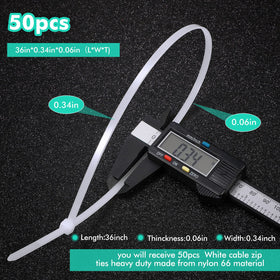 Shappy nylon cable ties with high strength for outdoor projects