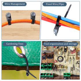 Shappy heavy-duty zip ties ideal for home and workshop cable management