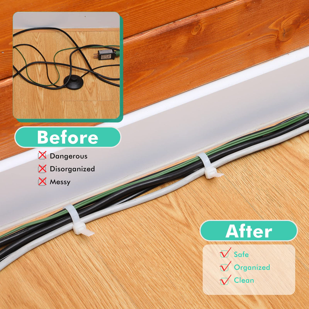 Shappy zip ties 30-inch for garden and awning projects.