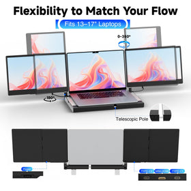Sharanix bundle includes carry bag and cables for quick setup.