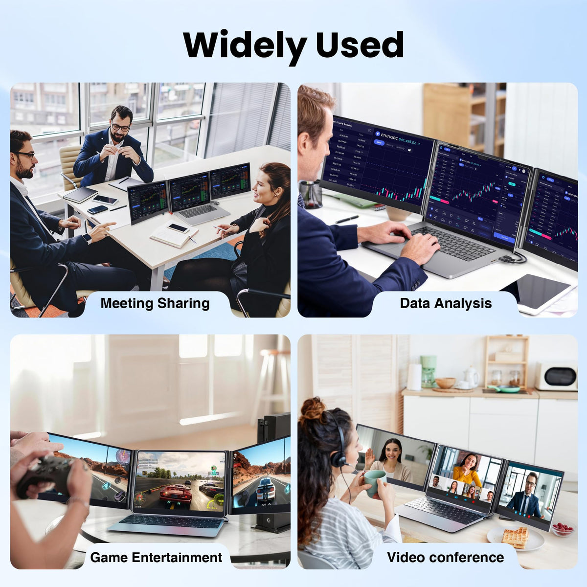 Sharanix compatibility with 13–17 inch laptops broadens use.
