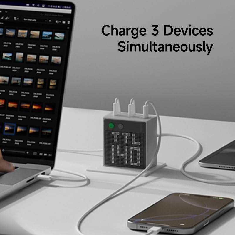 SHARGE Pixel 140 Charger compact design ideal for travel.