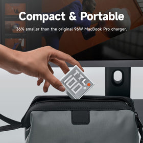sharge Pixel ports closeup showing four connectors for versatile charging