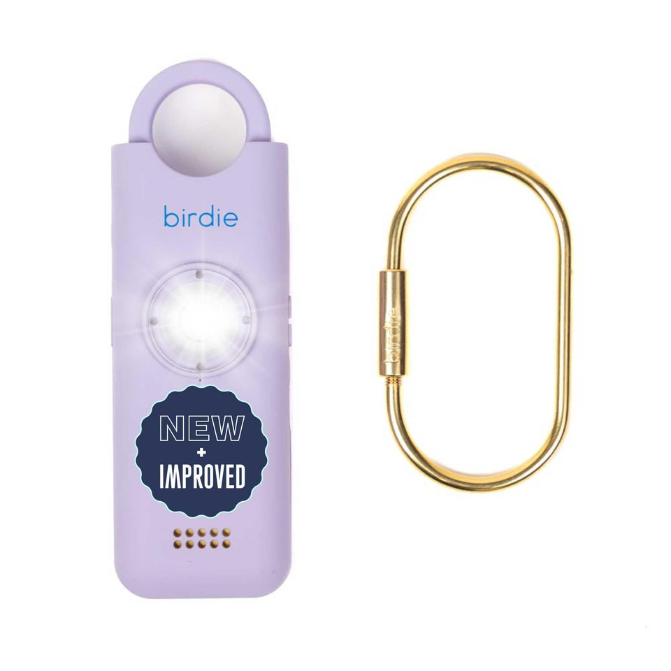 She’s Birdie front packaging in lavender showing product and features, adds confidence