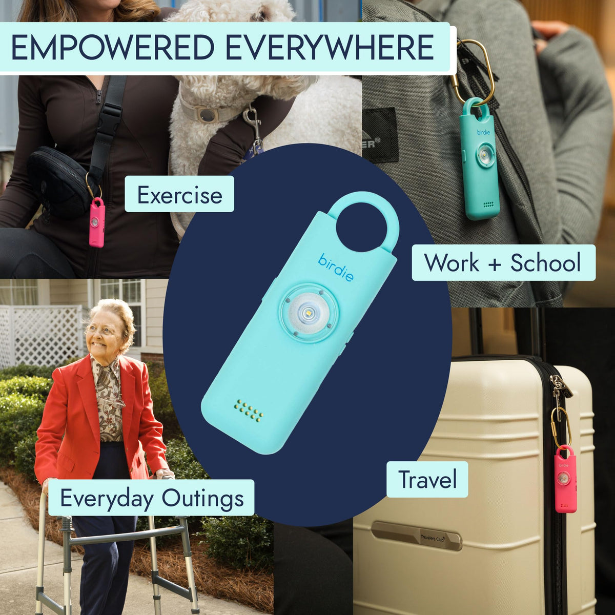 She’s Birdie beside keys showing size comparison and everyday-carry benefit