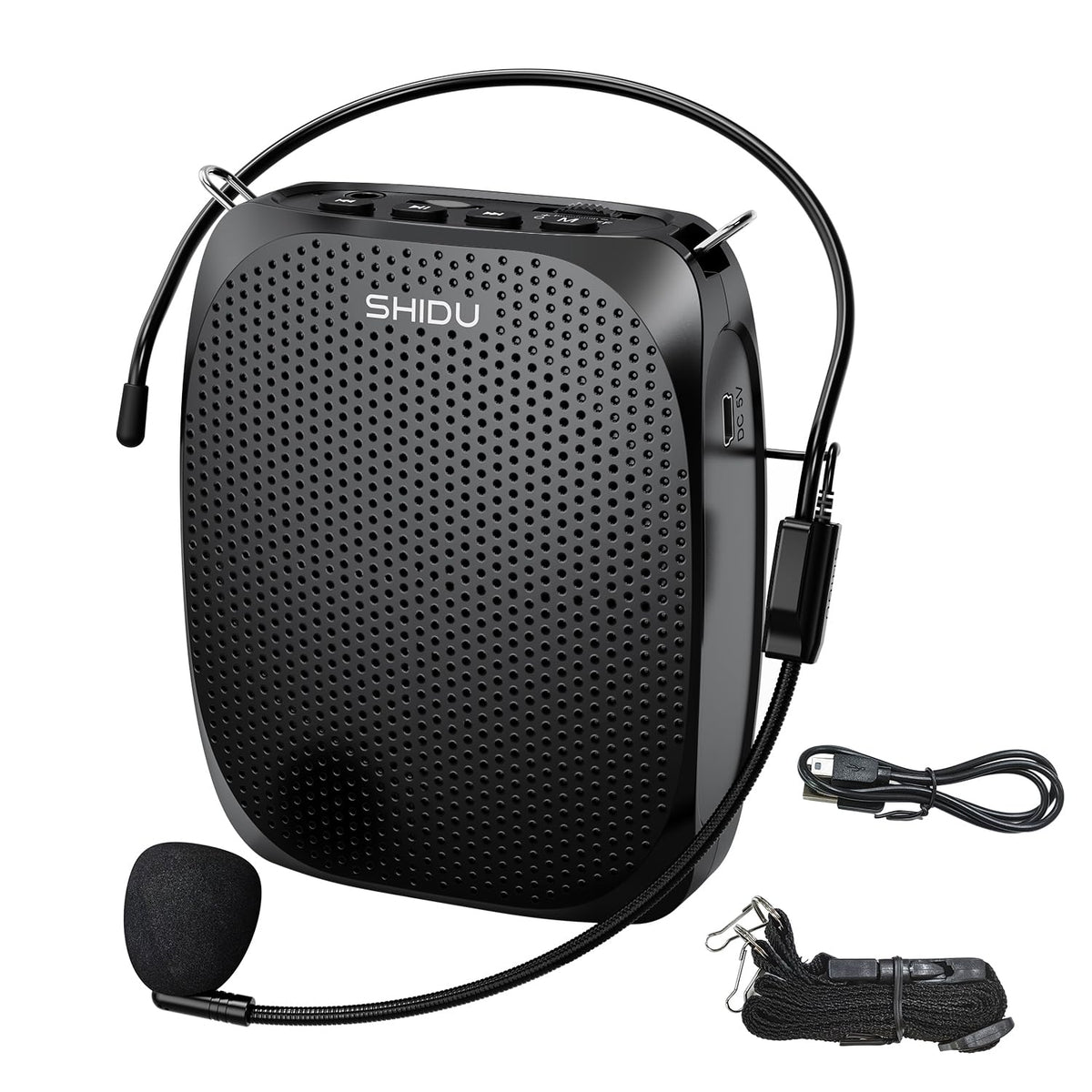 SHIDU SD-258 front view showing speaker and clear projection benefit