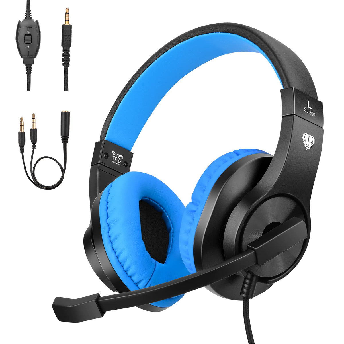 ShinePick front view showing blue headset and clear branding for easy recognition