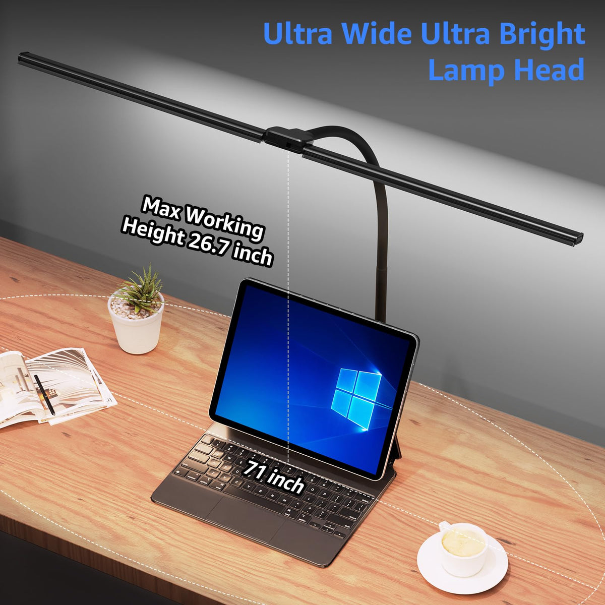 ShineTech flexible arm allows precise light direction for tasks.