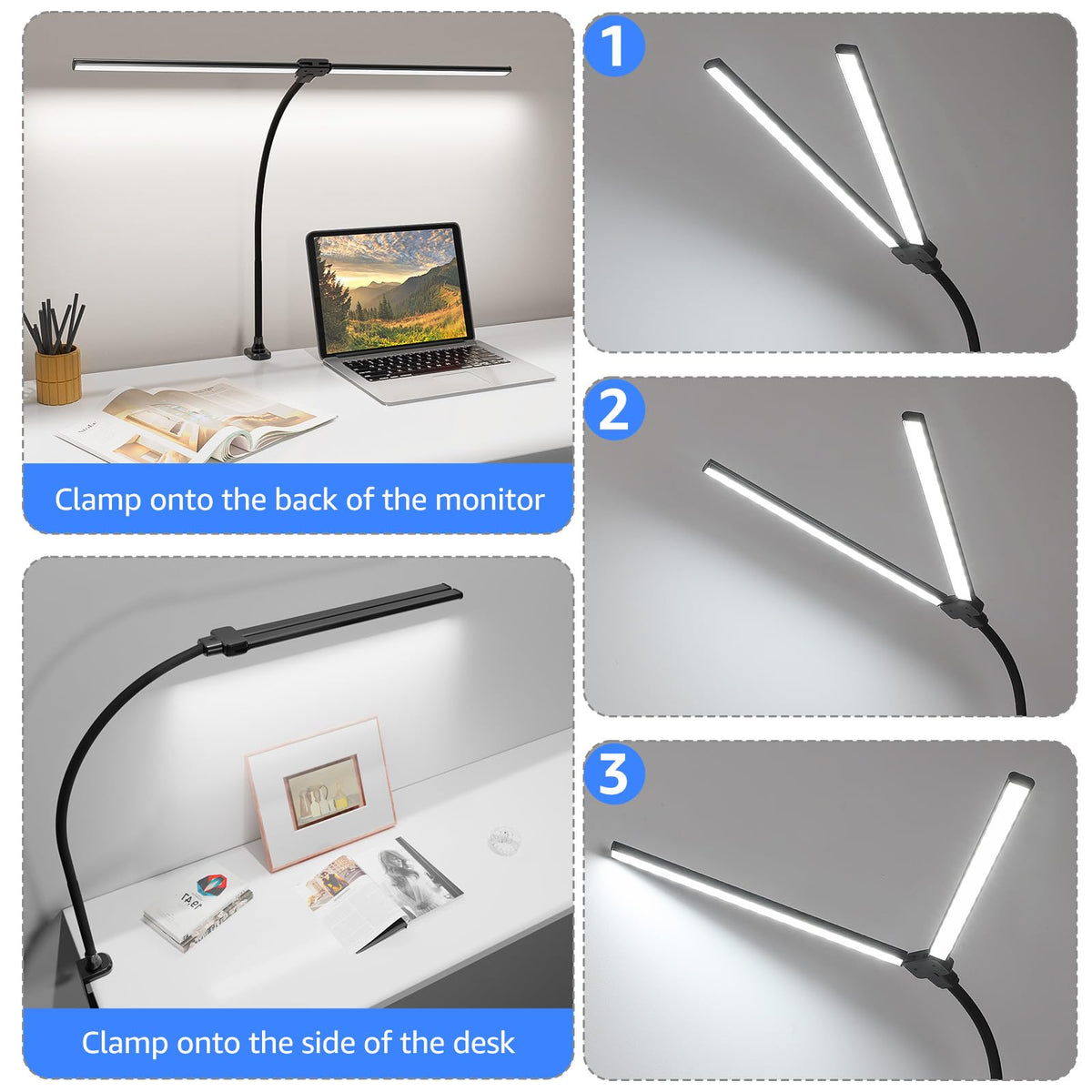 ShineTech memory function recalls preferred brightness and warmth settings.