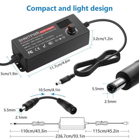 SHNITPWR alligator clip cord for DIY connections.
