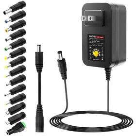 SHNITPWR front view of adapter showing compact design and connectors, reliable power