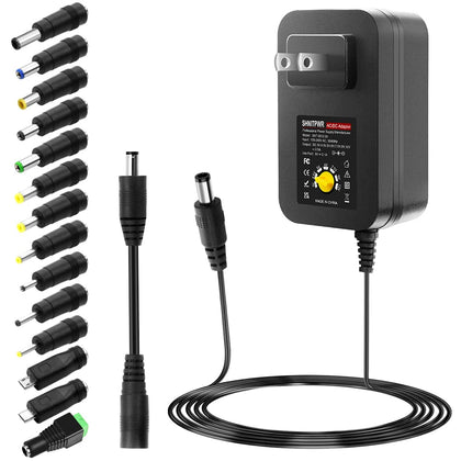 SHNITPWR front view of adapter showing compact design and connectors, reliable power