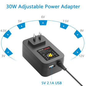 SHNITPWR spread of 14 interchangeable tips showing versatility for many devices