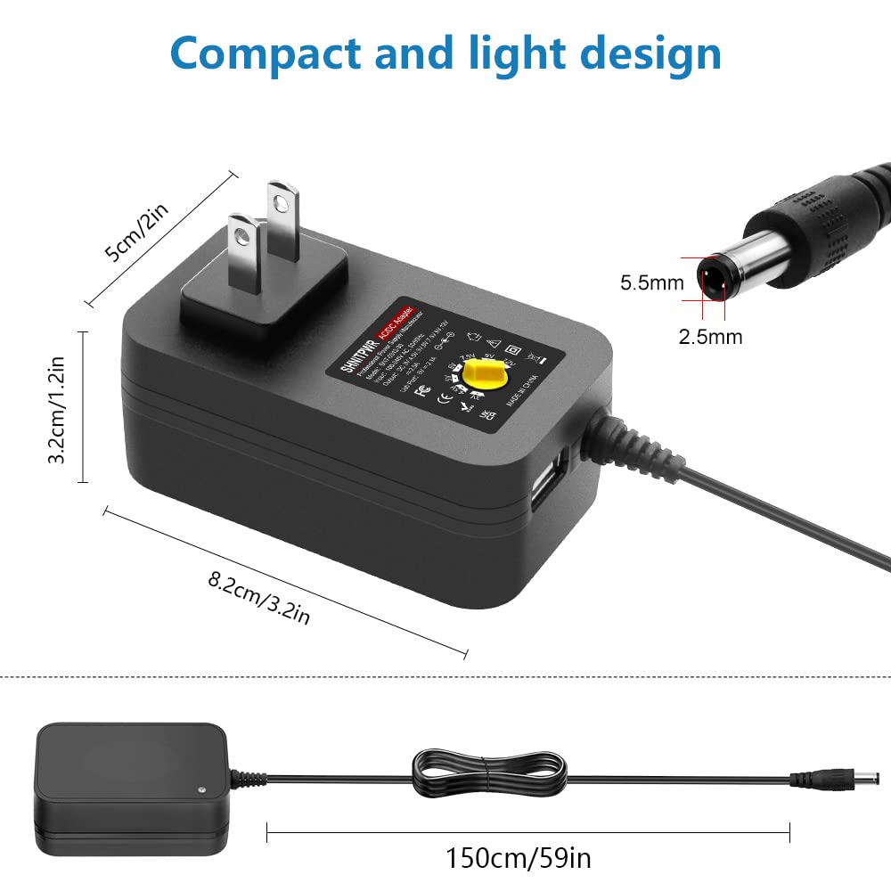 SHNITPWR close-up of 5V 2.1A USB port for charging accessories and convenience