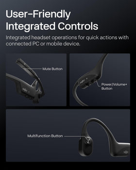 SHOKZ OpenComm2 UC quick-charge provides hours of use in minutes