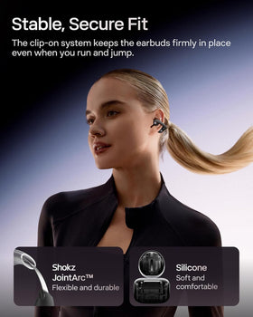 SHOKZ OpenDots interchangeable-left-right-ear design for flexible wearing