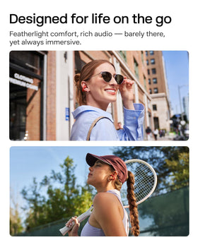 SHOKZ OpenDots ONE IP54 water resistance protects against sweat and rain