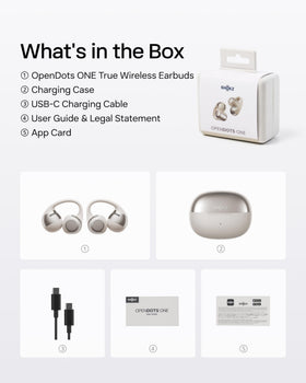 SHOKZ OpenDots One multipoint pairing for easy device switching.