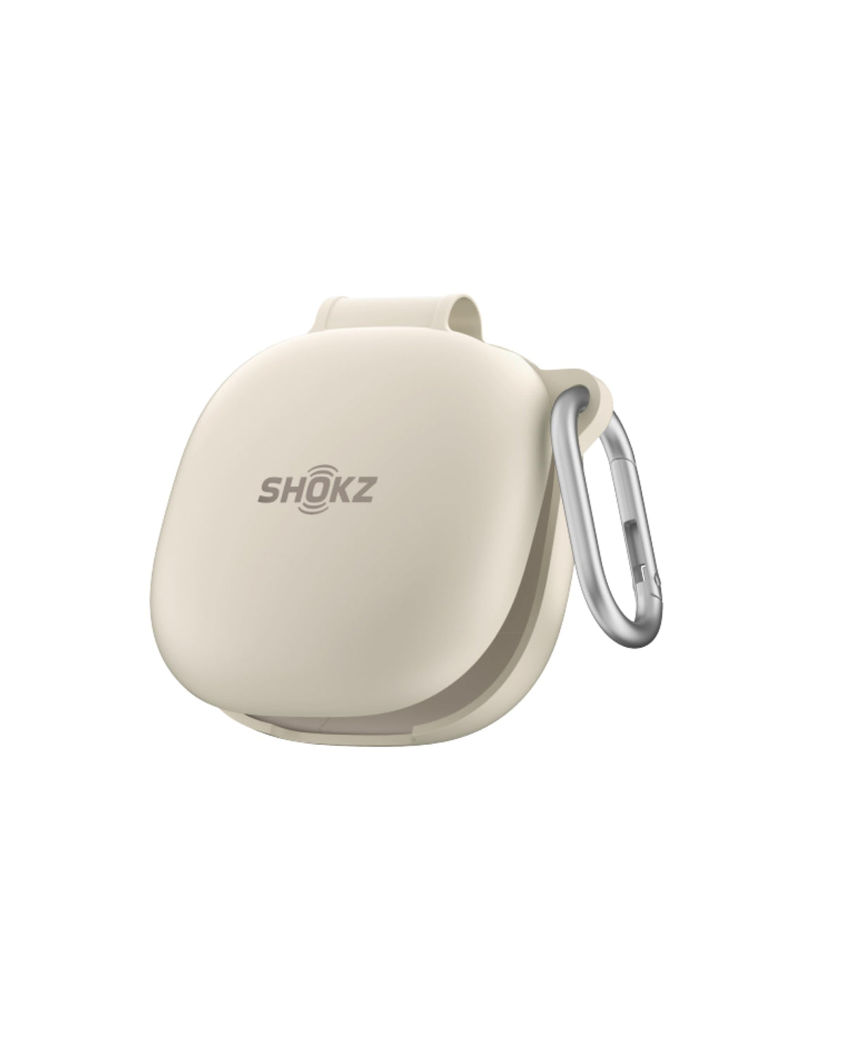 SHOKZ black cover front view protecting charging case and preventing scratches
