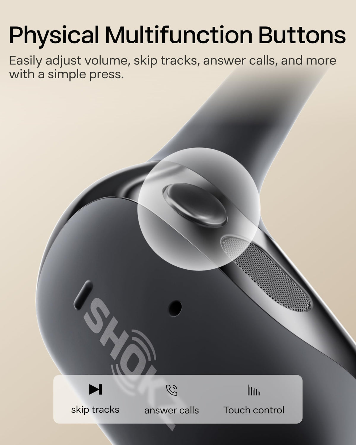 SHOKZ OpenFit 2 quick-charge delivers hours after a short charge.