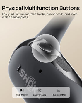 SHOKZ OpenFit 2 quick-charge delivers hours after a short charge.