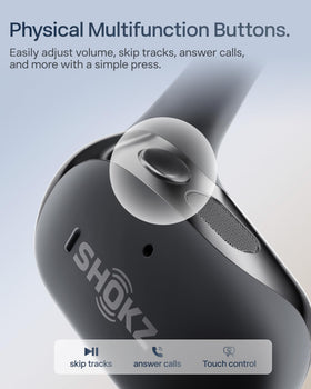 SHOKZ OpenFit 2+ app control image for customizing EQ and button mapping