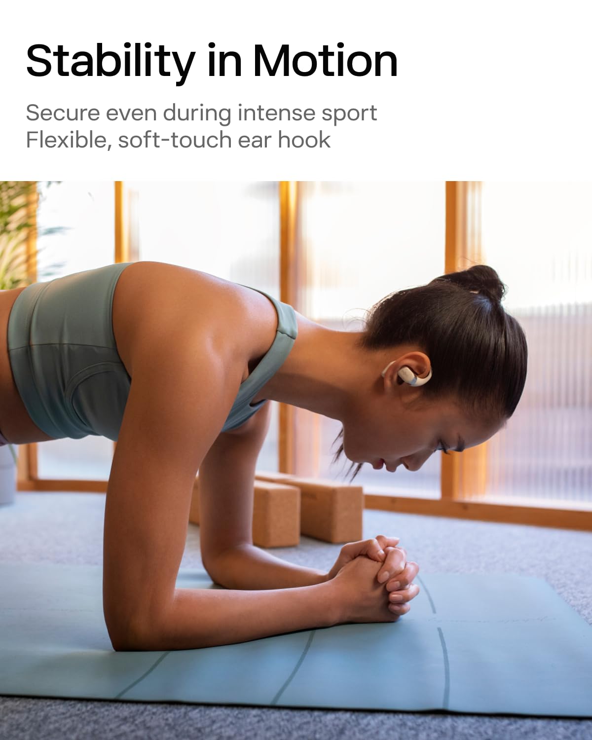 SHOKZ OpenFit 28-hour playtime with charging case.