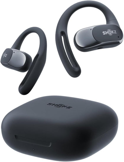 Shokz OpenFit Air open-ear design for secure, comfortable listening on the go.